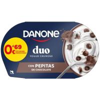 Yogur choco leche DANONE, tarrina 104 g