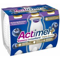 Actimel de mora y arándanos DANONE, pack 6x100 g