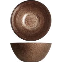 Bol de vidrio Bronze Glitter, Ø15 cm