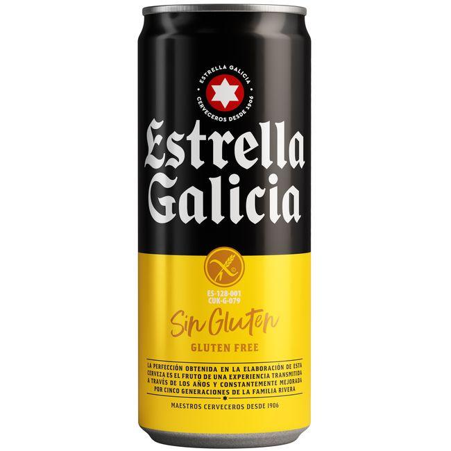 precios Cerveza Sin Gluten Estrella Galicia, Lata 33 Cl en Eroski