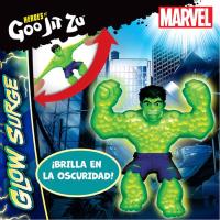 Figura Marvel Glow Surge Hulk, edad rec: +4 años GOO JIT ZU