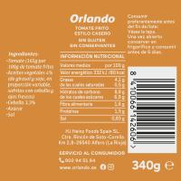 Tomate frito casero ORLANDO, pack 2x340 g