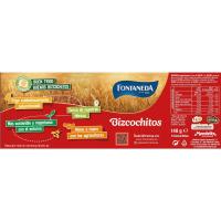 Bizcochitos con huevo y mantequilla FONTANEDA, caja 140 g