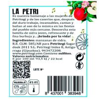 Sidra Espumosa Extra LA PETRI, botella 75 cl