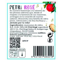 PETRI Rosé sagardo apartsua, botila 75 cl