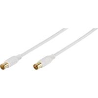 Conexión antena coaxial blanco 90DB 1.5M 48127 VIVANCO