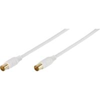 Conexión antena coaxial blanco 90DB 5M 48129 VIVANCO