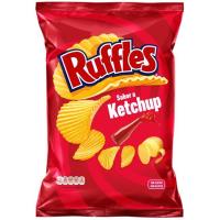 RUFFLES ketchup zaporeko patata uhindunak, poltsa 150 g