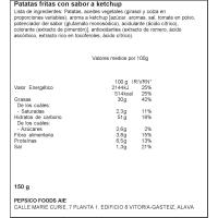 Patata ondulada sabor ketchup RUFFLES, bolsa 150 g