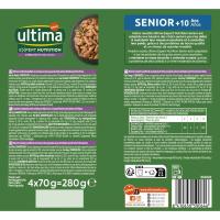 Alimento húmedo gato esterilizado senior ULTIMA, paquete 280 g