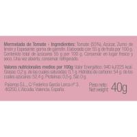 Dulce artesano de tomate PAIARROP, frasco 40 g