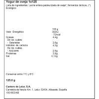 Kéfir de cabra Bio CANTERO DE LETUR, tarrrina 125 g