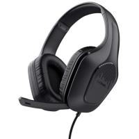 TRUST gxt 415 zirox gaming entzungailua, beltza