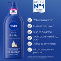 Body milk nutritivo NIVEA, dosificador 625 ml