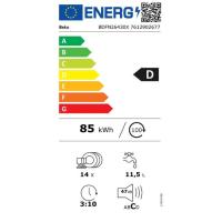 BEKO BDFS26430X ontzi-garbigailu herdoilgaitza