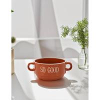 Taza jumbo So Good roja, grés KASA, Ø14x8 cm