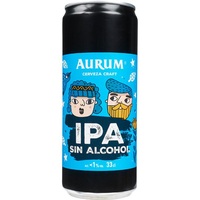 precios Cerveza Craft Ipa Sin Alcohol Aurum, Lata 33 Cl en Eroski