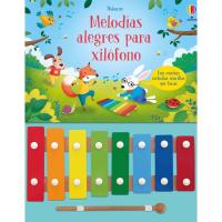 Melodías alegres para xilófono, libro-instrumento musical, Infantil