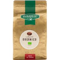 Café en grano orgánico natural BAQUE, paquete 400 g