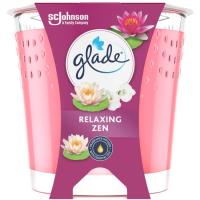 Ambientador de vela con aroma relaxing zen GLADE, 1 ud