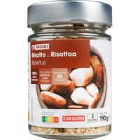 Risotto de boletus EROSKI, frasco 190 g