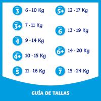 Pañal 13-18 kg Talla 6 DODOT BEBÉ SECO, paquete 140 uds