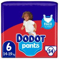 DODOT BEBÉ SECO pants pixoihala 14-19 kg, 6 neurria, paketea 54 ale