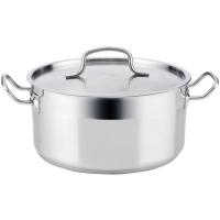 Cacerola Azzero, tapa, acero inoxidable, apta para todo tipo de cocinas QD, Ø32 cm