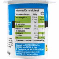 EROSKI jogurt natural proteinak, 4x120 g-ko pack-a