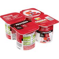 EROSKI jogurta basafruituak proteinak, 4x120 g-ko pack-a