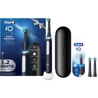 Cepillo Eléctrico iO3 Negro, con Funda de Viaje, 2 recambios ORAL B