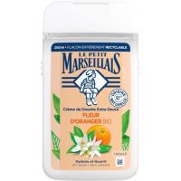 Gel de ducha flor de naranjo LE PETIT MARSEILLAIS, bote 250 ml