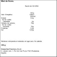 GRANJA SAN FRANCISCO milalore eztia, dosifikagailua 350 g