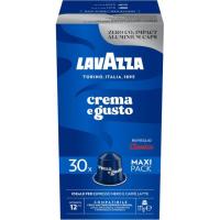 Café crema y gusto compatible nespresso LAVAZZA, caja 30 uds