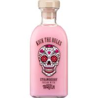 Crema de fresa con tequila 15º KICK THE RULES, botella 70 cl