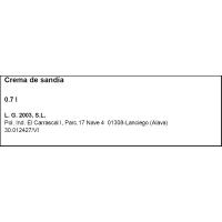 Crema de sandía con tequila 15º KICK THE RULES, botella 70 cl