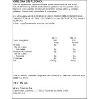 Bebida sin alcohol 0.0% NORDÉS, botella 70 cl