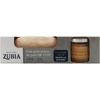 ZUBIA ahate foie gras osoa + mango marmelada, kutxa 200 g