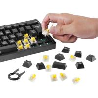 Teclado gaming con cable, negro con swith azul, HOT-SWAP mecanico MKMINIPRO