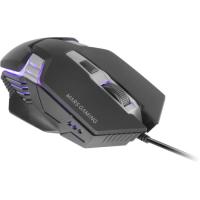 Ratón gaming optico con cable, negro, iluminacion FRGB, MM024 MARS GAMING