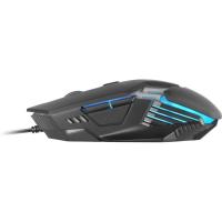 Ratón gaming optico con cable, negro, iluminacion FRGB, MM024 MARS GAMING