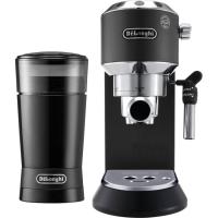 Cafetera express. 1300W, 1,3L, regalo de molinillo Kg200,  Dedica EC685M DELONGHI