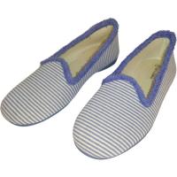 Zapatillas de casa rizo, rayas VISTO BUENO