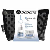 Sérum+crema Hyaluronic+neceser plumetti BABARIA, set 1 ud