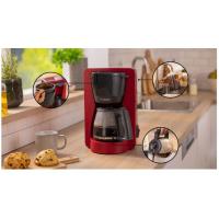 Cafetera de goteo roja, 1200W, 15 tazas, My Moment TKA2M114 BOSCH