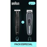 Recortador Corporal Series 5 BG5360, Recortador de Barba XT3100 BRAUN 