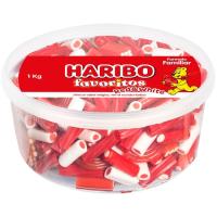 Favoritos redwhite HARIBO, cubeta 1 kg