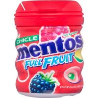 Chicle de frutos rojos sin azúcar MENTOS, bote 60 g