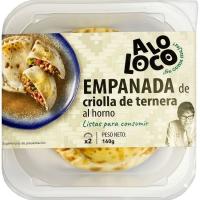 Empanada criolla de carne ALO LOCO, pack 2x80 g