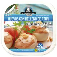 Huevos rellenos de atún COCINA DEL NORTE, tarrina 300 g